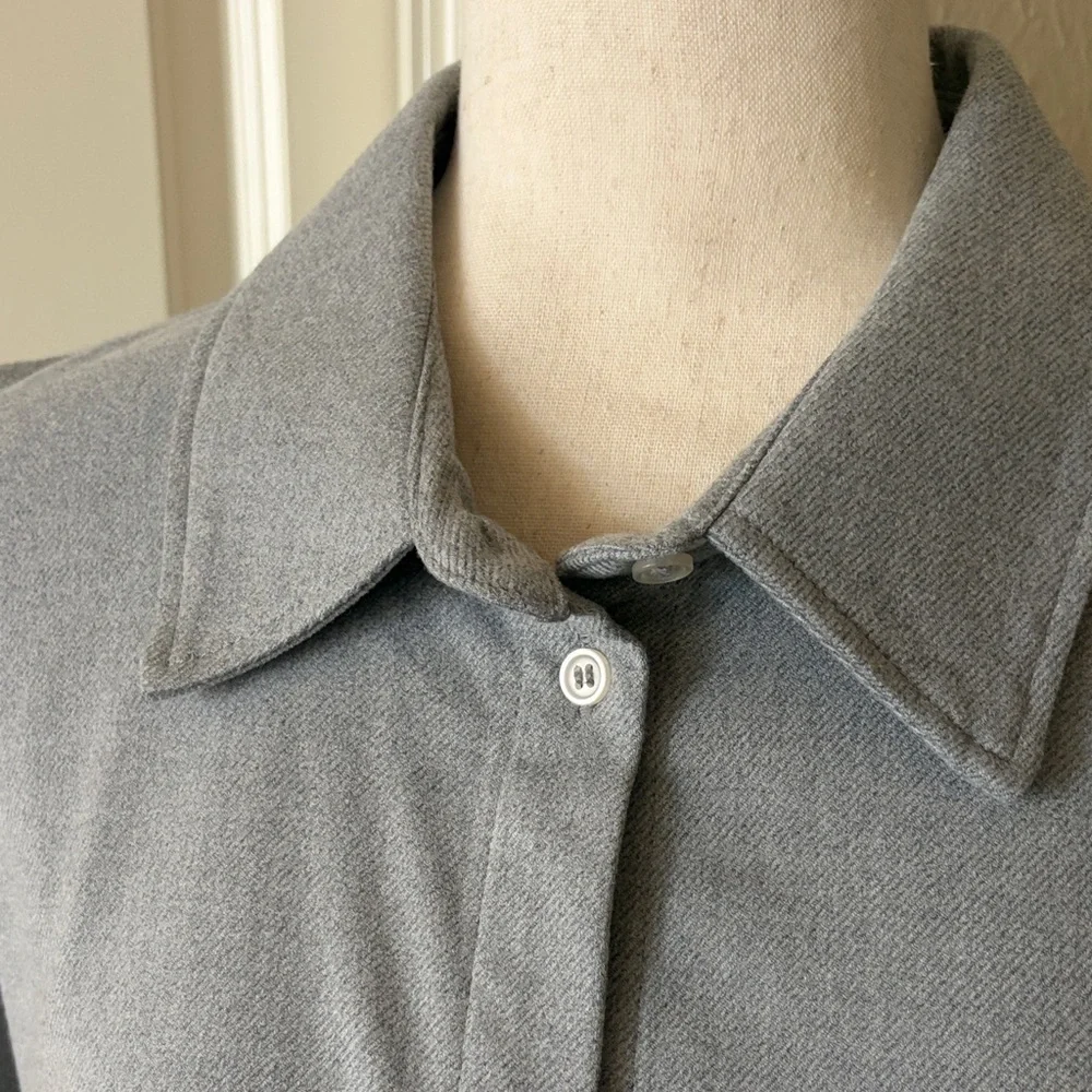 H&M Light Grey Shacket L - Picture 3 of 8